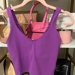 Lululemon Athletica Purple align tank top / sports bra